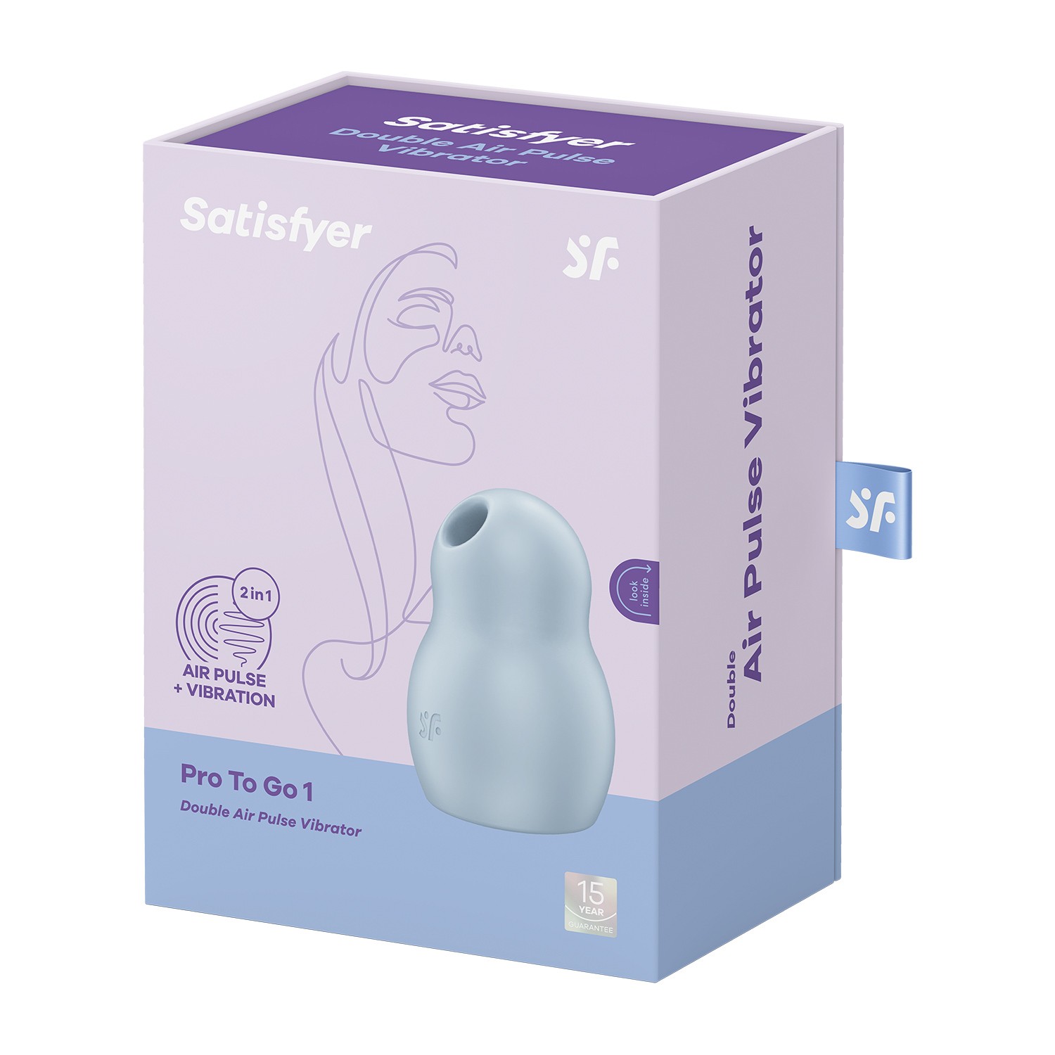 STIMULATEUR PRO TO GO 1 BLEU SATISFYER