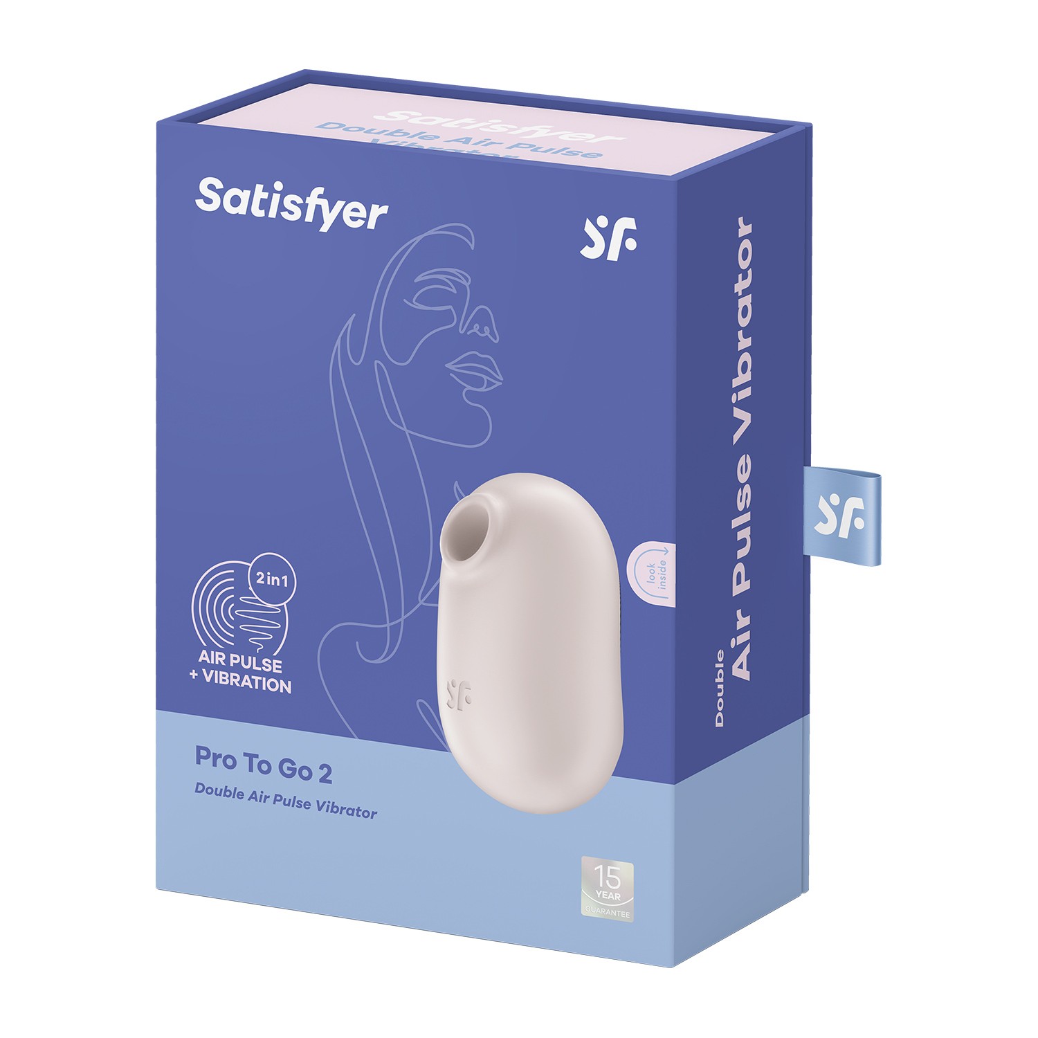 ESTIMULADOR PRO TO GO 2 BEIGE SATISFYER