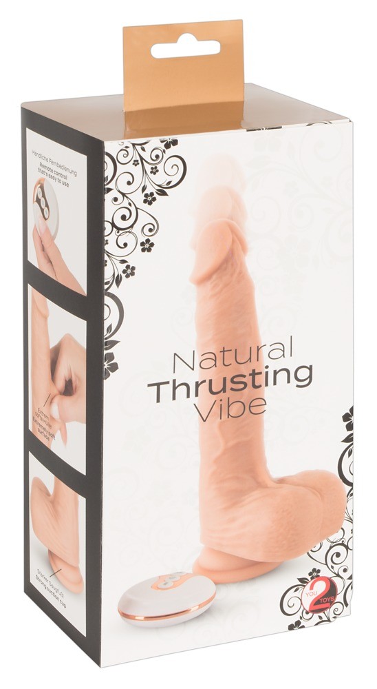 YOU2TOYS NATURAL THRUSTING VIBE WITH WIRELESS REMOTE