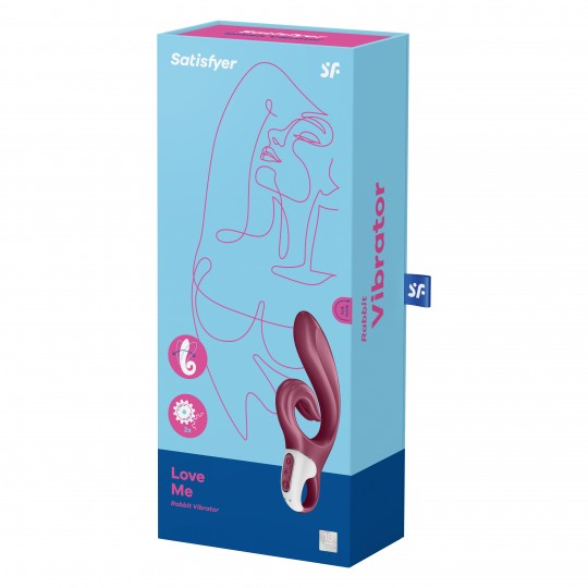 VIBRATORE LOVE ME ROSSO SATISFYER