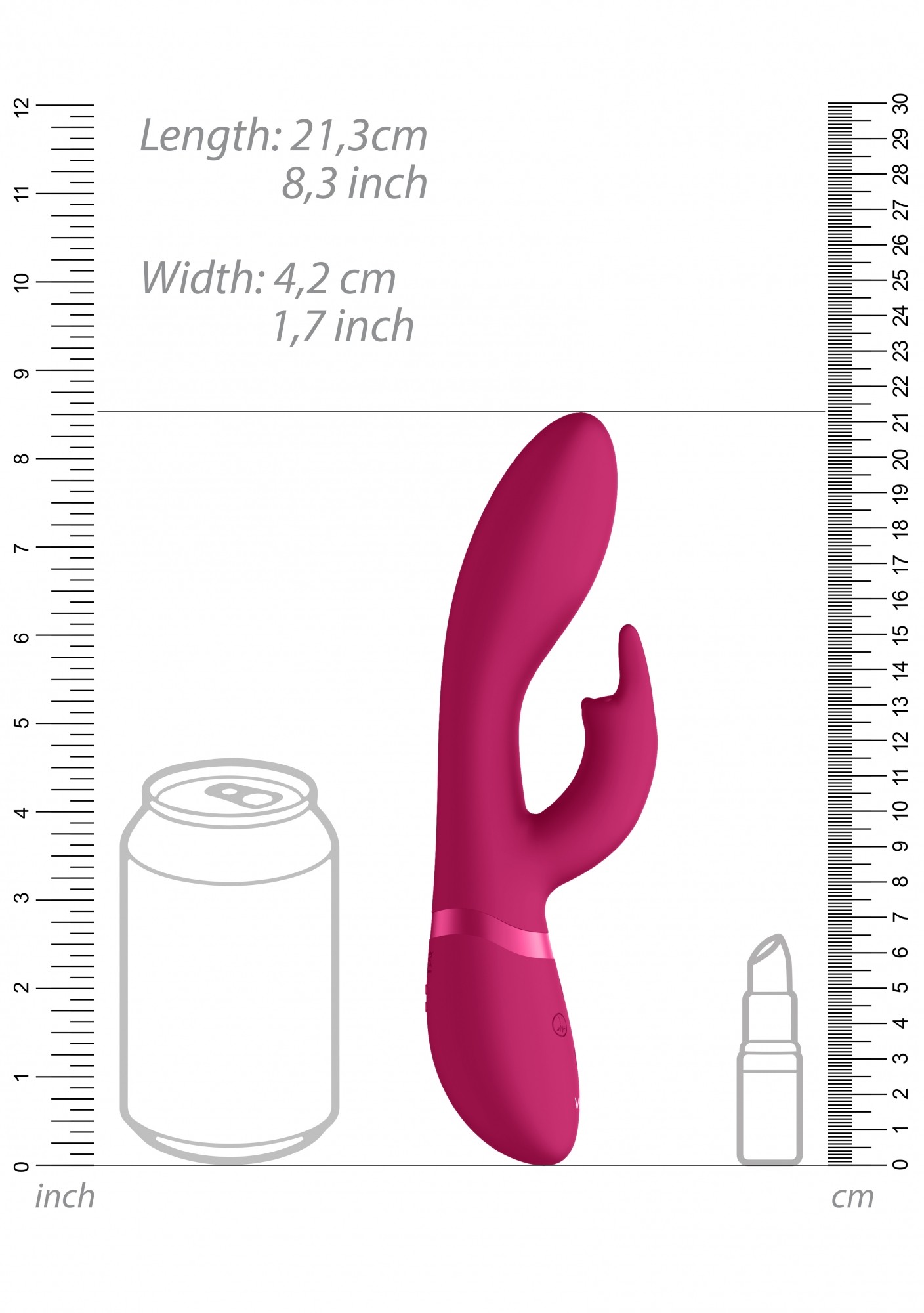 TESTER VIVE ZOSIA VIBRATOR PINK