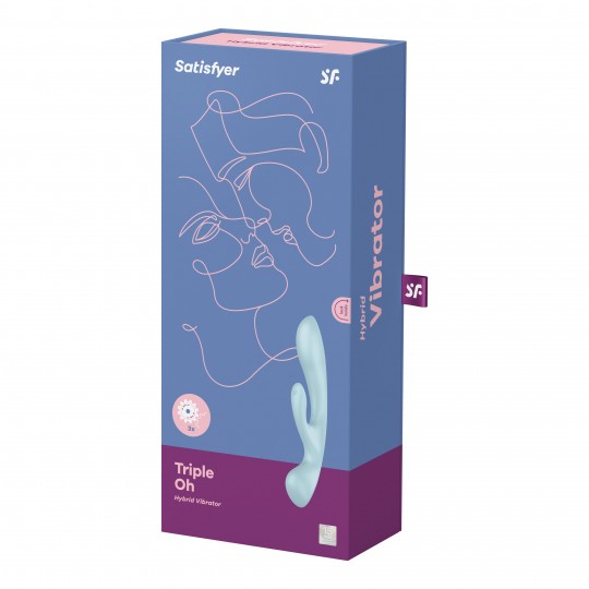 MULTI VIBRATORE TRIPLE OH BLU SATISFYER