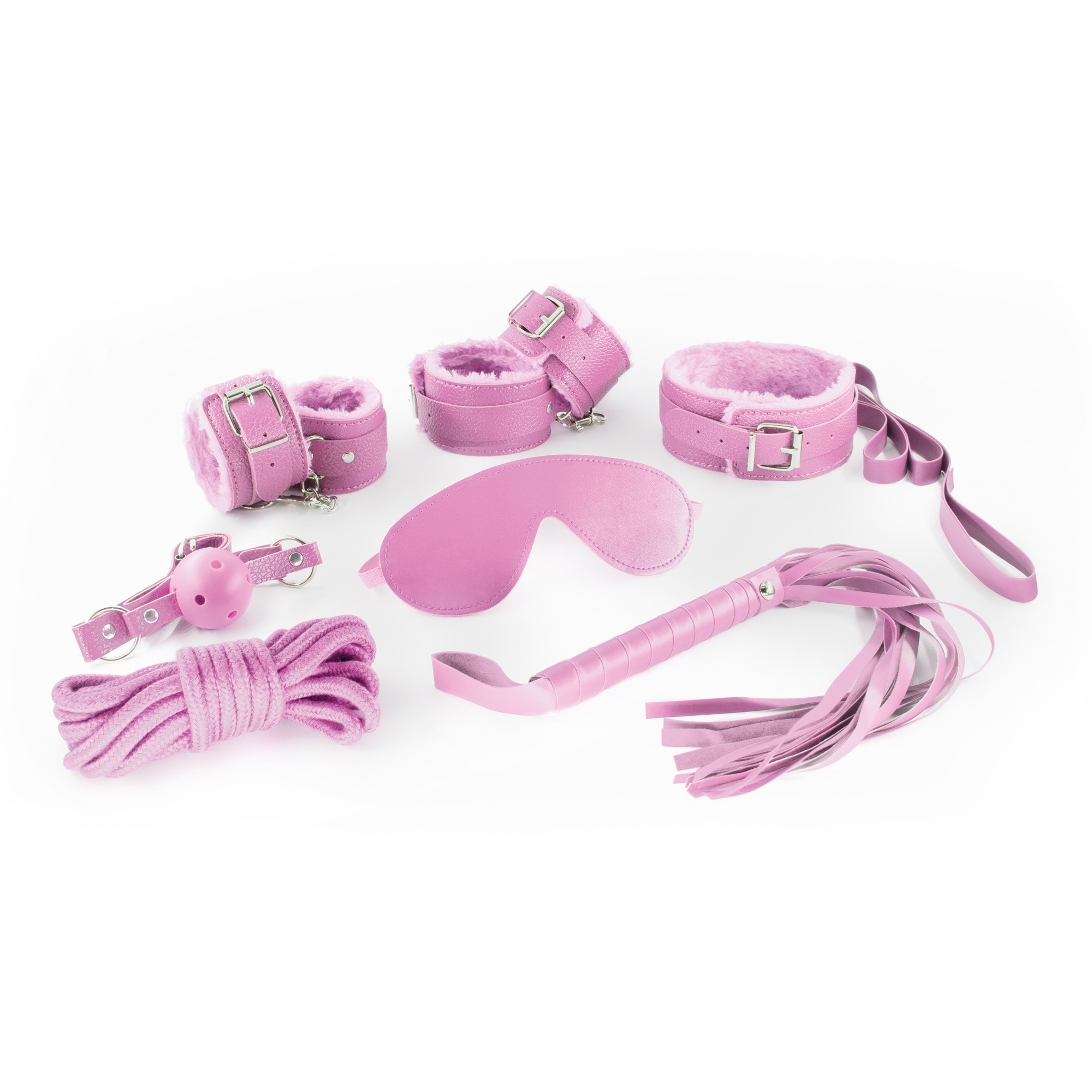 PACK OF 18 CRUSHIOUS DUNGEONS &amp; MAIDENS BDSM KIT PINK