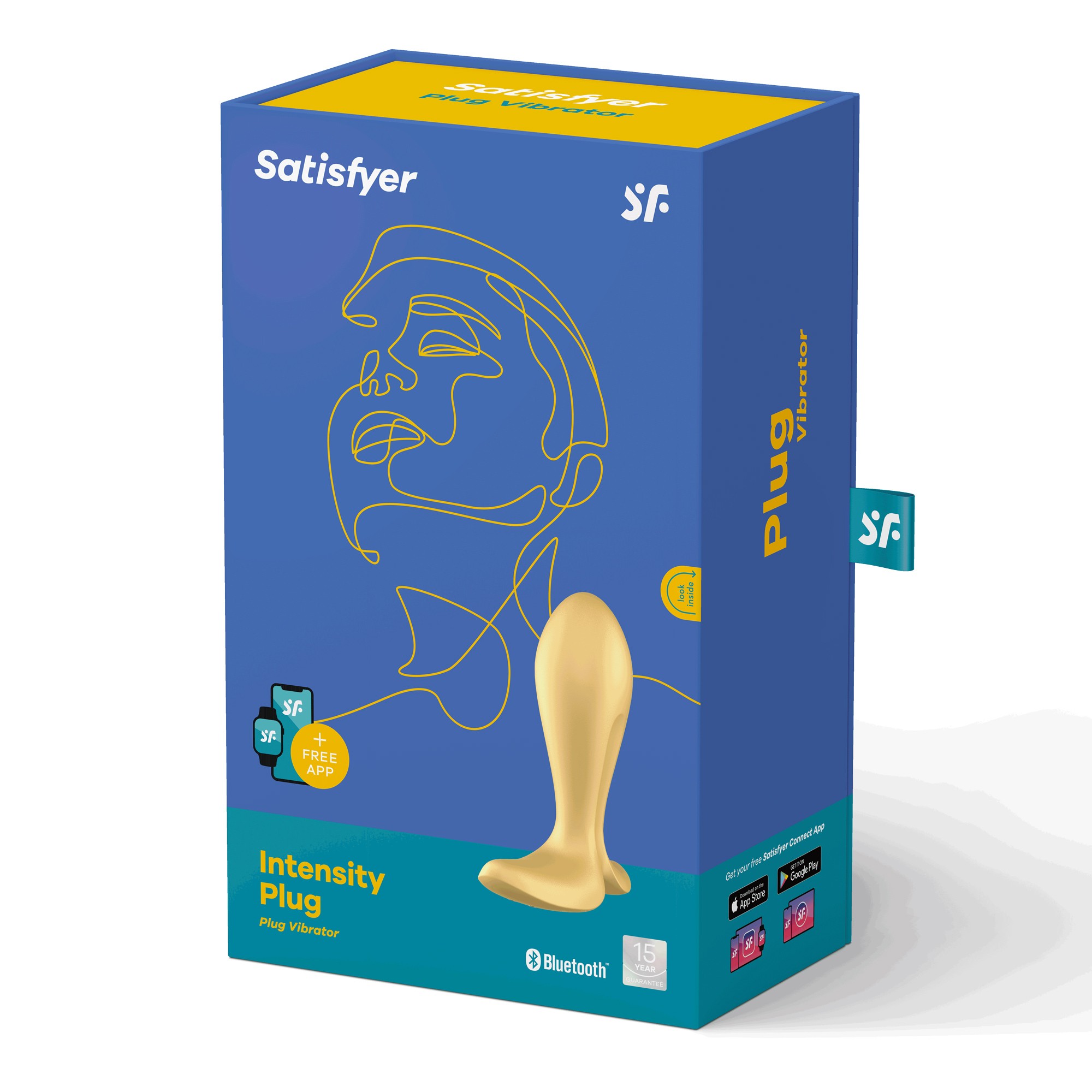 SATISFYER INTENSITY PLUG CONNECT APP GOLD