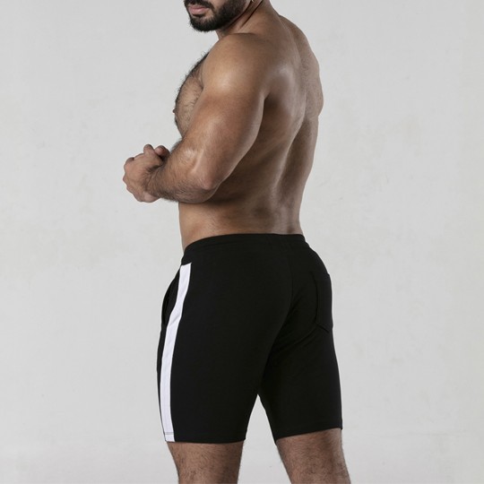 PANTALONI SIDE STRIP SHORT BIANCO LOCKER GEAR