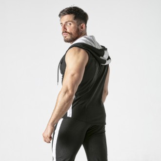 LOCKER GEAR HOODY VEST WHITE