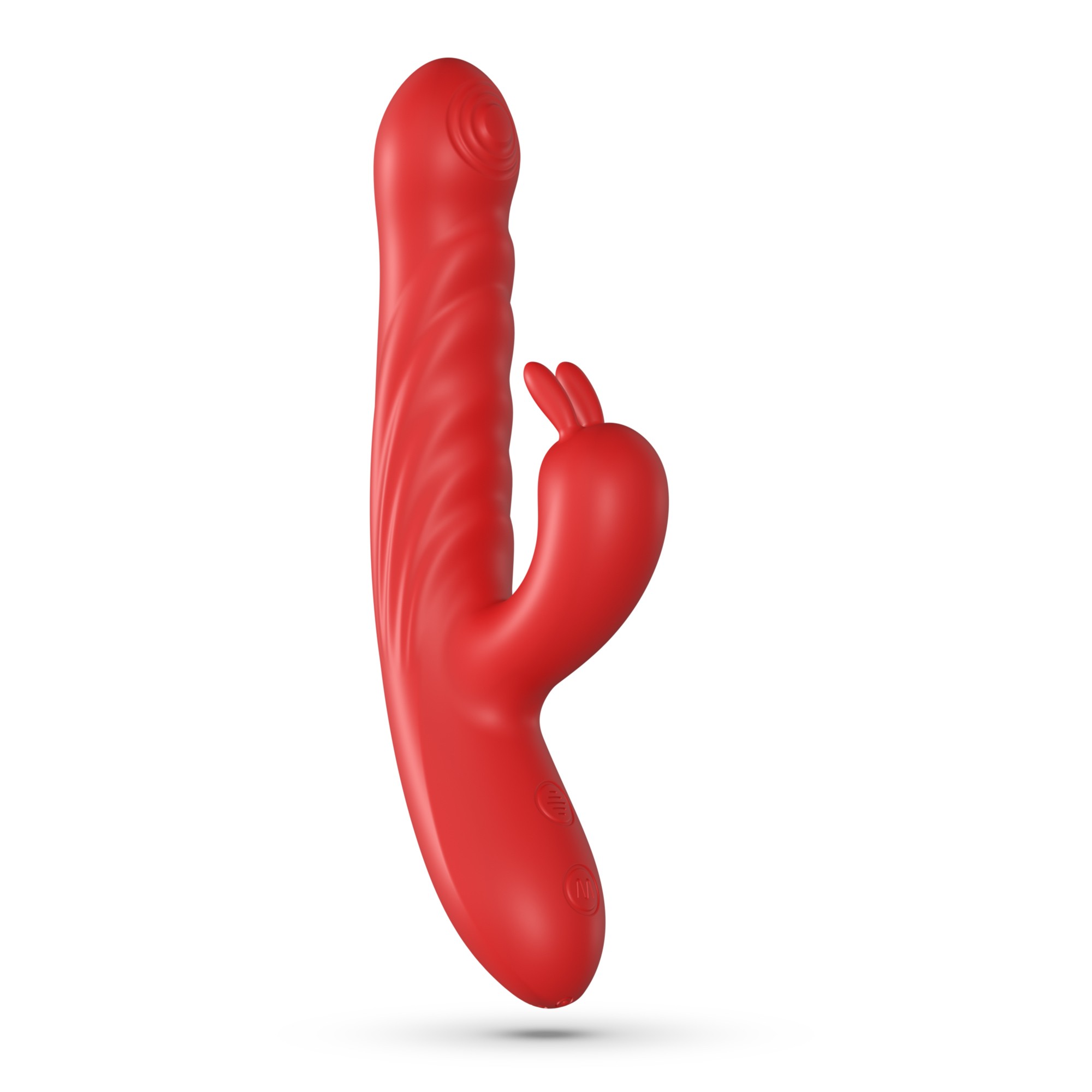 LAPIN VIBRADOR RECARREGÁVEL RABBIT COM IMPULSO VERMELHO CRUSHIOUS