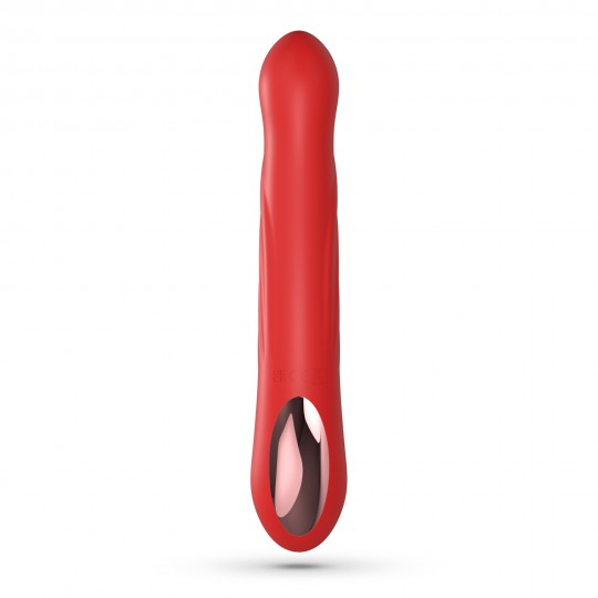 LAPIN VIBRADOR CONEJO RECARGABLE CON EMPUJE ROJO CRUSHIOUS