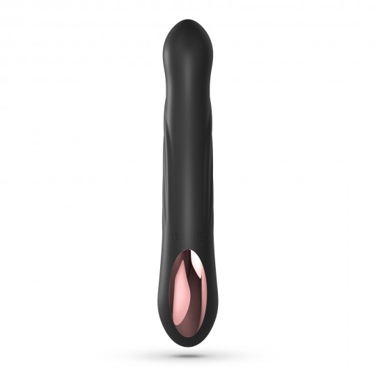 LAPIN VIBRADOR CONEJO RECARGABLE CON EMPUJE NEGRO CRUSHIOUS