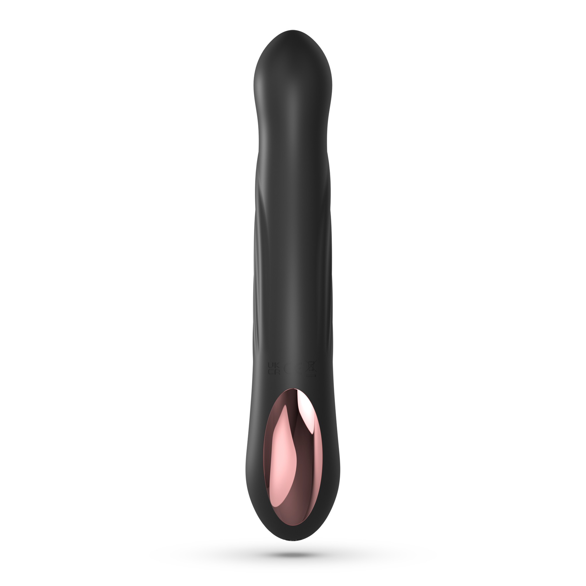 LAPIN VIBRADOR RECARREGÁVEL RABBIT COM IMPULSO PRETO CRUSHIOUS