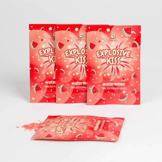 CARAMELLE SCOPPIETTANTI EXPLOSIVE KISS COCOMERO SECRET PLAY