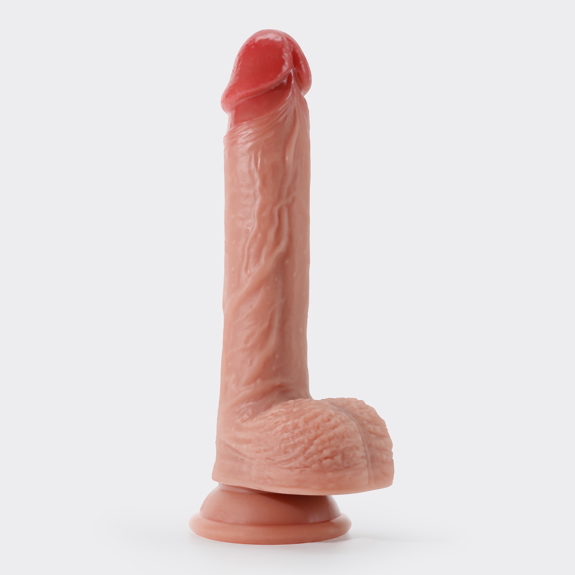 DILDO INVITIKTUS 8 IN SILICONE LIQUIDO CRUSHIOUS COLOR CARNE