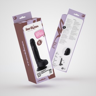 CONFEZIONE DA 16 DILDO INVITIKTUS 7 IN SILICONE LIQUIDO CRUSHIOUS NERO