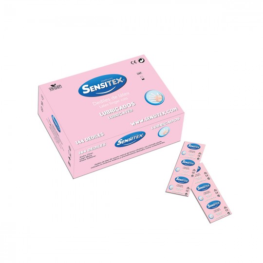 SENSITEX LUBRICATED FINGER COTS 144 UNITS