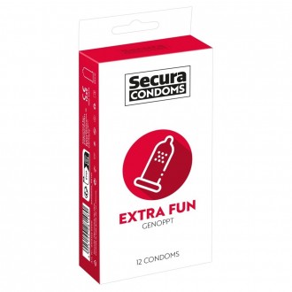 12 PRESERVATIVOS EXTRA FUN SECURA