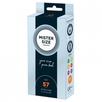 CONDONES MISTER SIZE 57 MM