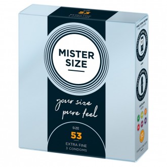 CONDONES MISTER SIZE 53 MM