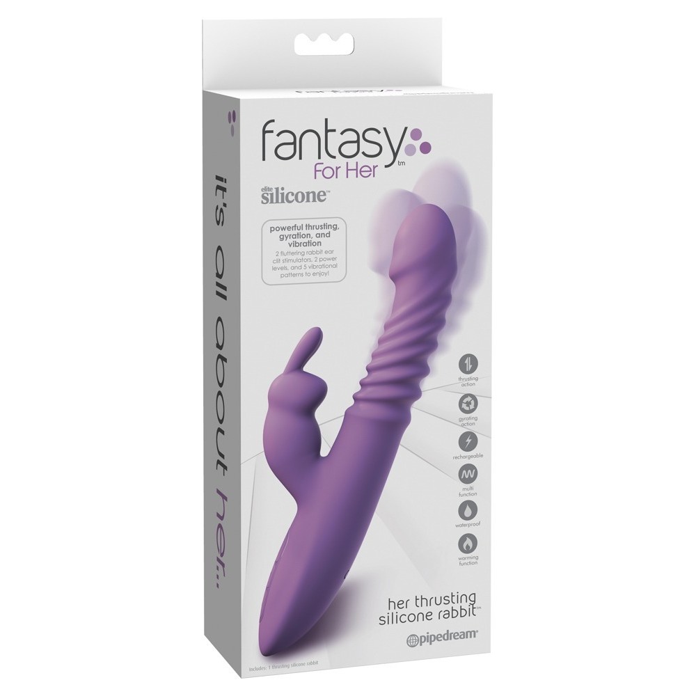 HER THRUSTING SILICONE RABBIT