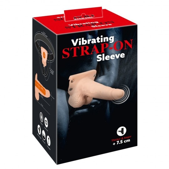 VIBRATING STRAP-ON SLEEVE