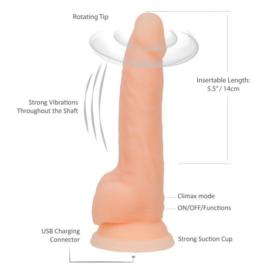 8&quot; ROTATING &amp; VIBRATING DONG