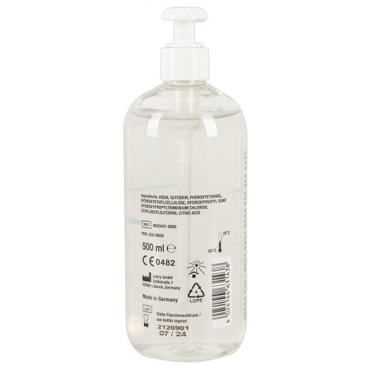 LUBRIFICANTE À BASE DE ÁGUA ANAL 500ML JUST GLIDE