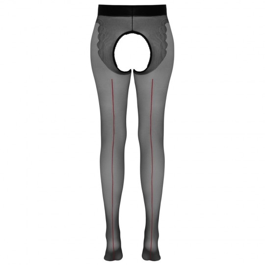 CROTCHLESS TIGHTS, WITH DECORATIVE SEAM