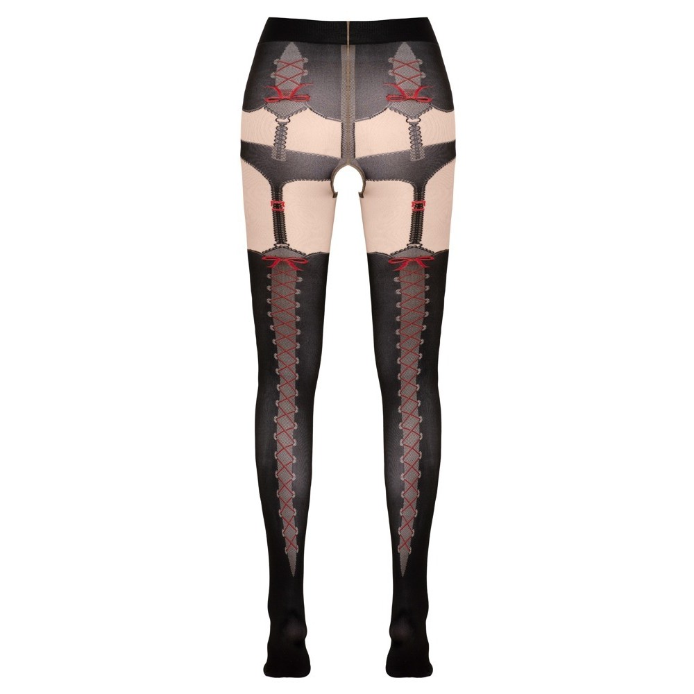 TIGHTS WITH SUSPENDER STRAPS