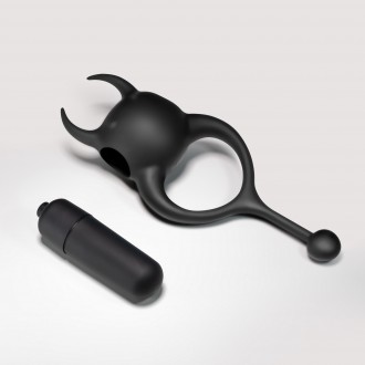 CRUSHIOUS DAEMON VIBRATING COCKRING BLACK