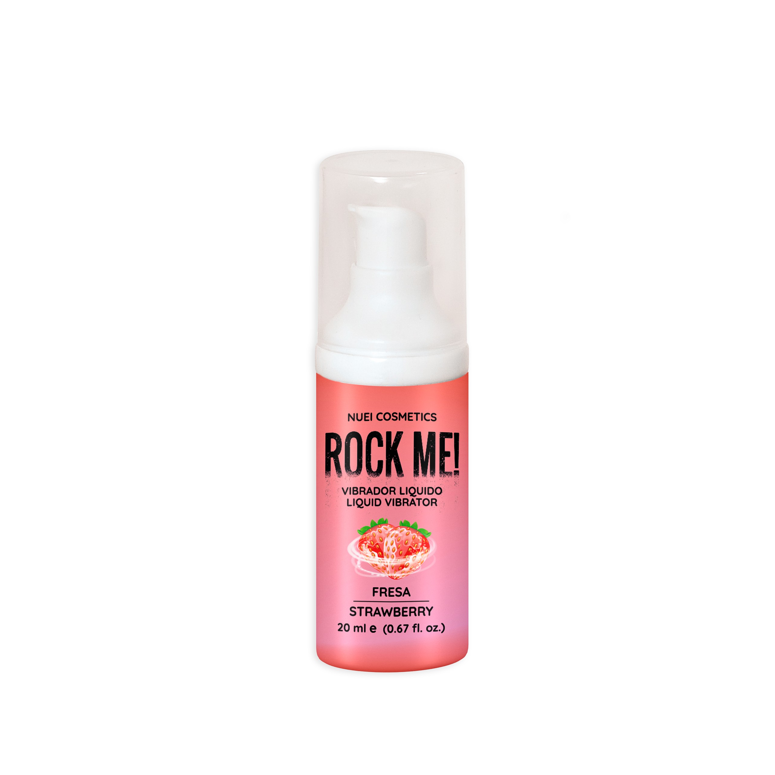 NUEI ROCK ME! LIQUID VIBRATOR STRAWBERRY 20 ML