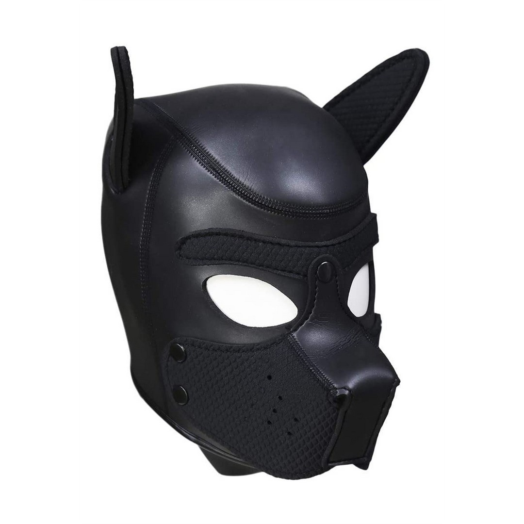 NEOPRENE PUPPY MASK - BLACK