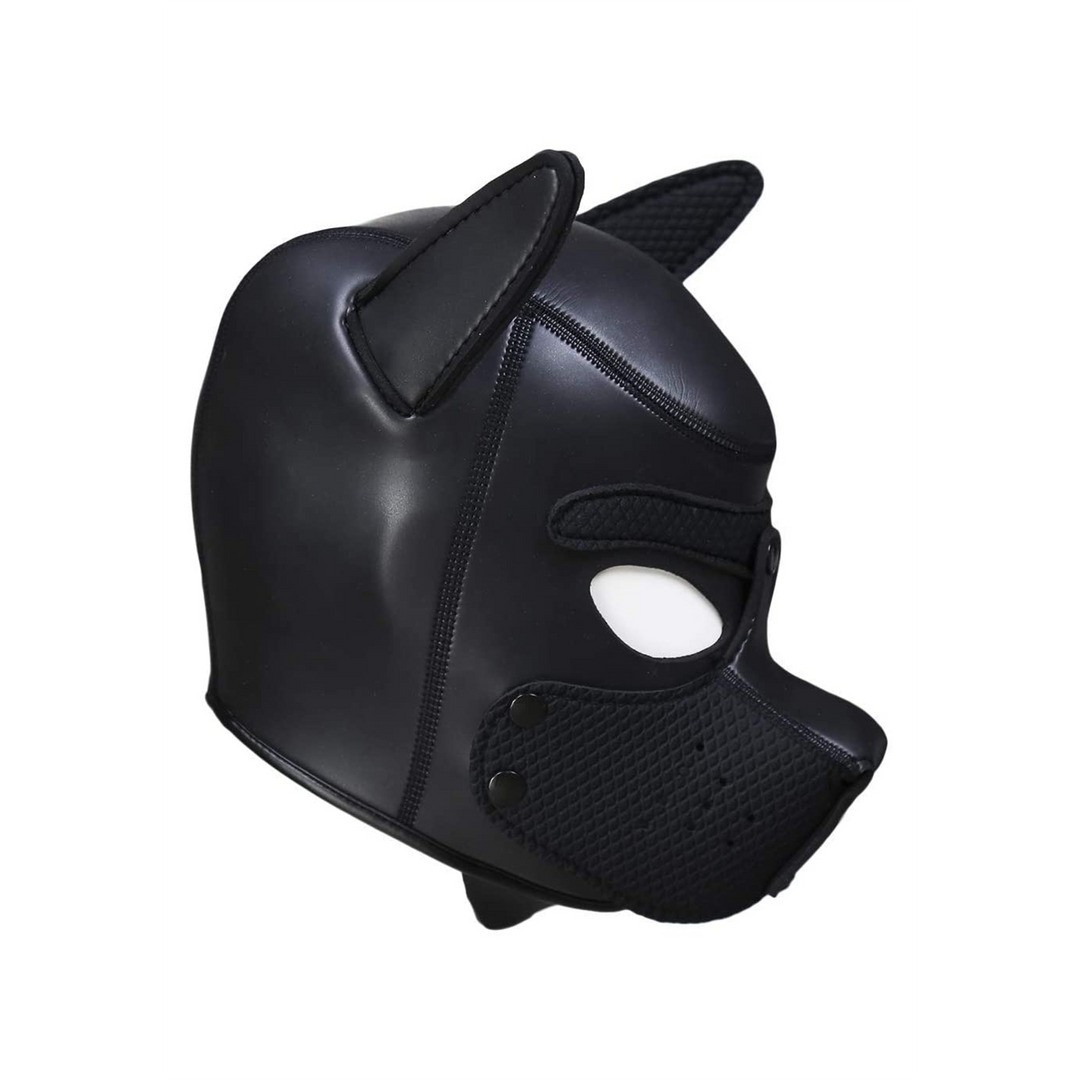 NEOPRENE PUPPY MASK - BLACK