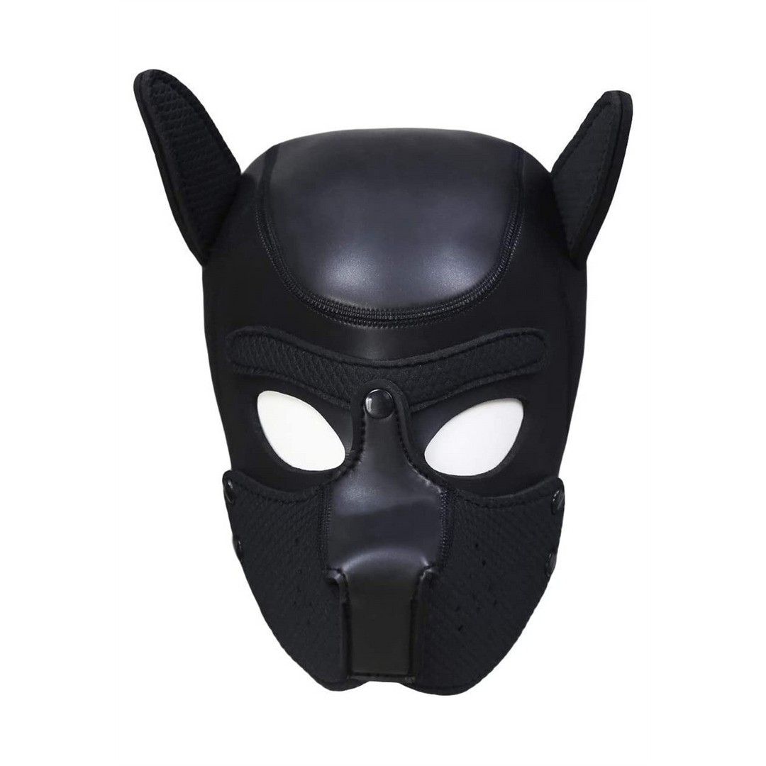 NEOPRENE PUPPY MASK - BLACK