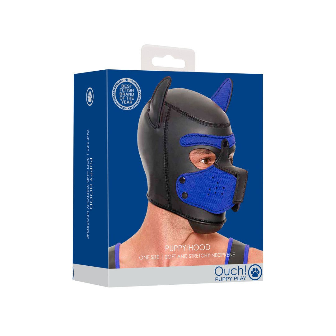 NEOPRENE PUPPY MASK - BLUE