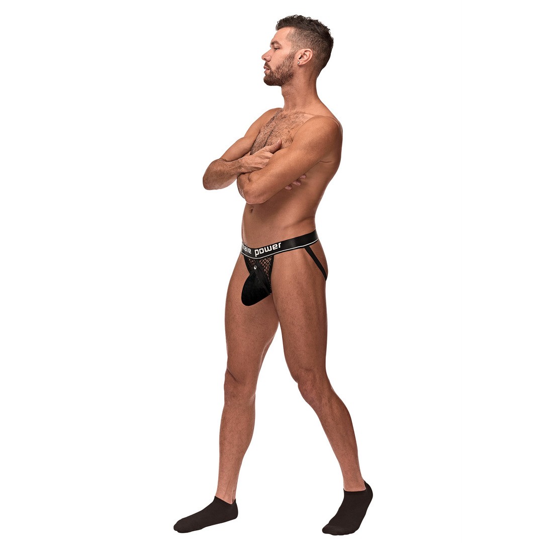 COCK RING JOCK - L/XL - BLACK