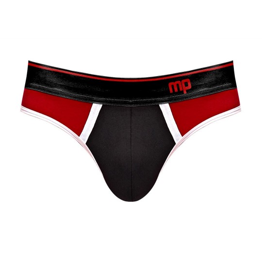 PANEL JOCK - L/XL - BLACK/RED