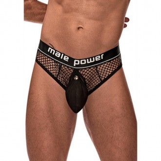 COCK RING THONG - L/XL - BLACK