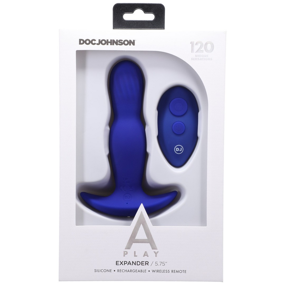 EXPANDER - SILICONE ANAL PLUG WITH REMOTE CONTROL