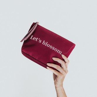 LET'S BLOSSOM - POUCH - PURPLE