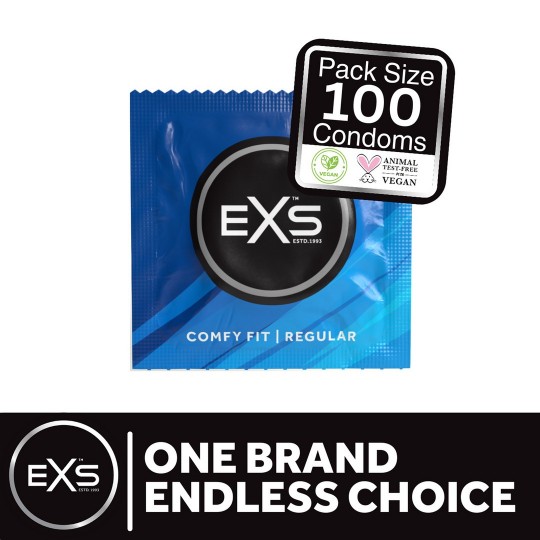 EXS REGULAR - CONDOMS - 100 PIECES