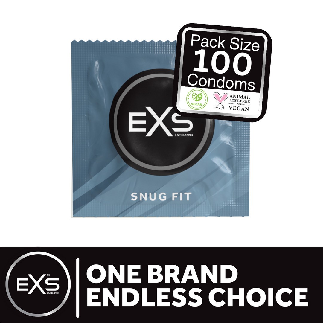 EXS SNUG FIT - CONDOMS - 100 PIECES