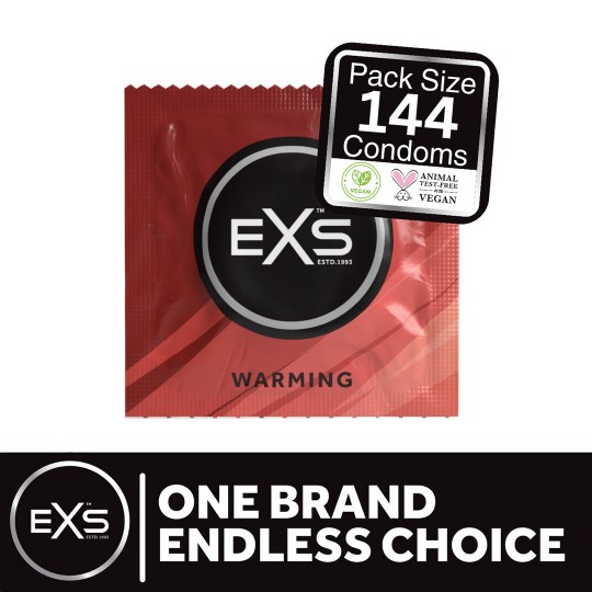 EXS WARMING - CONDOMS - 144 PIECES