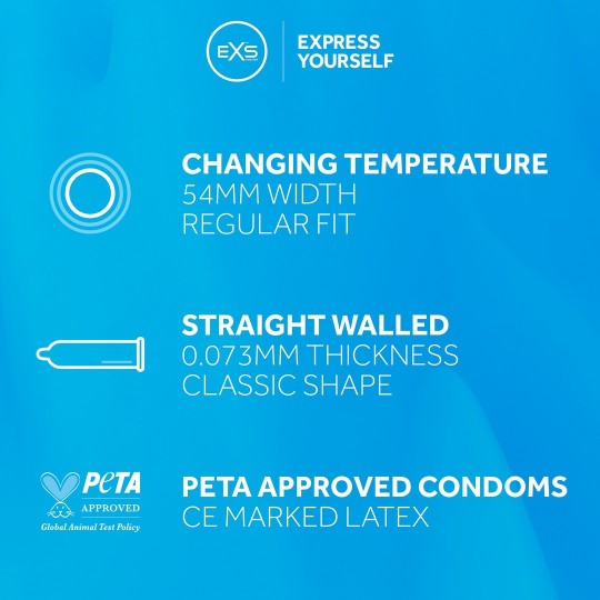 EXS WARMING - CONDOMS - 144 PIECES