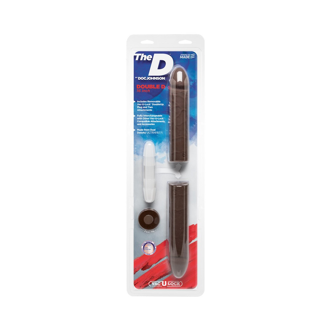 DOUBLE D - REALISTIC DOUBLE ULTRASKYN DILDO - 16 / 40 CM