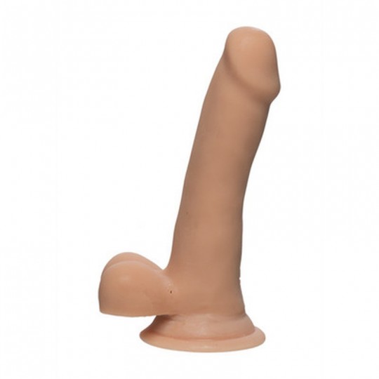 SLIM D - REALISTIC ULTRASKYN DILDO WITH BALLS - 6 / 15 CM