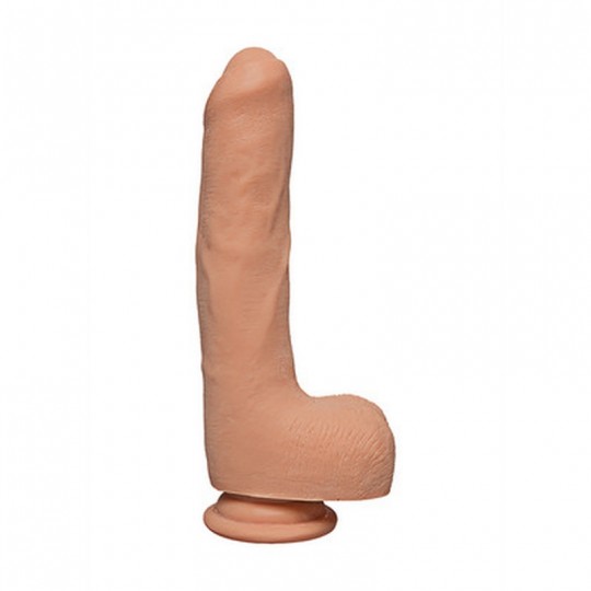 UNCUT D - REALISTIC ULTRASKYN DILDO WITH BALLS - 9 / 22 CM