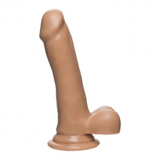 SLIM D - REALISTIC FIRMSKYN DILDO WITH BALLS - 6 / 15 CM