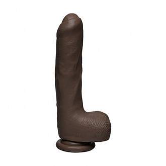 UNCUT D - REALISTIC FIRMSKYN DILDO WITH BALLS - 9 / 22 CM