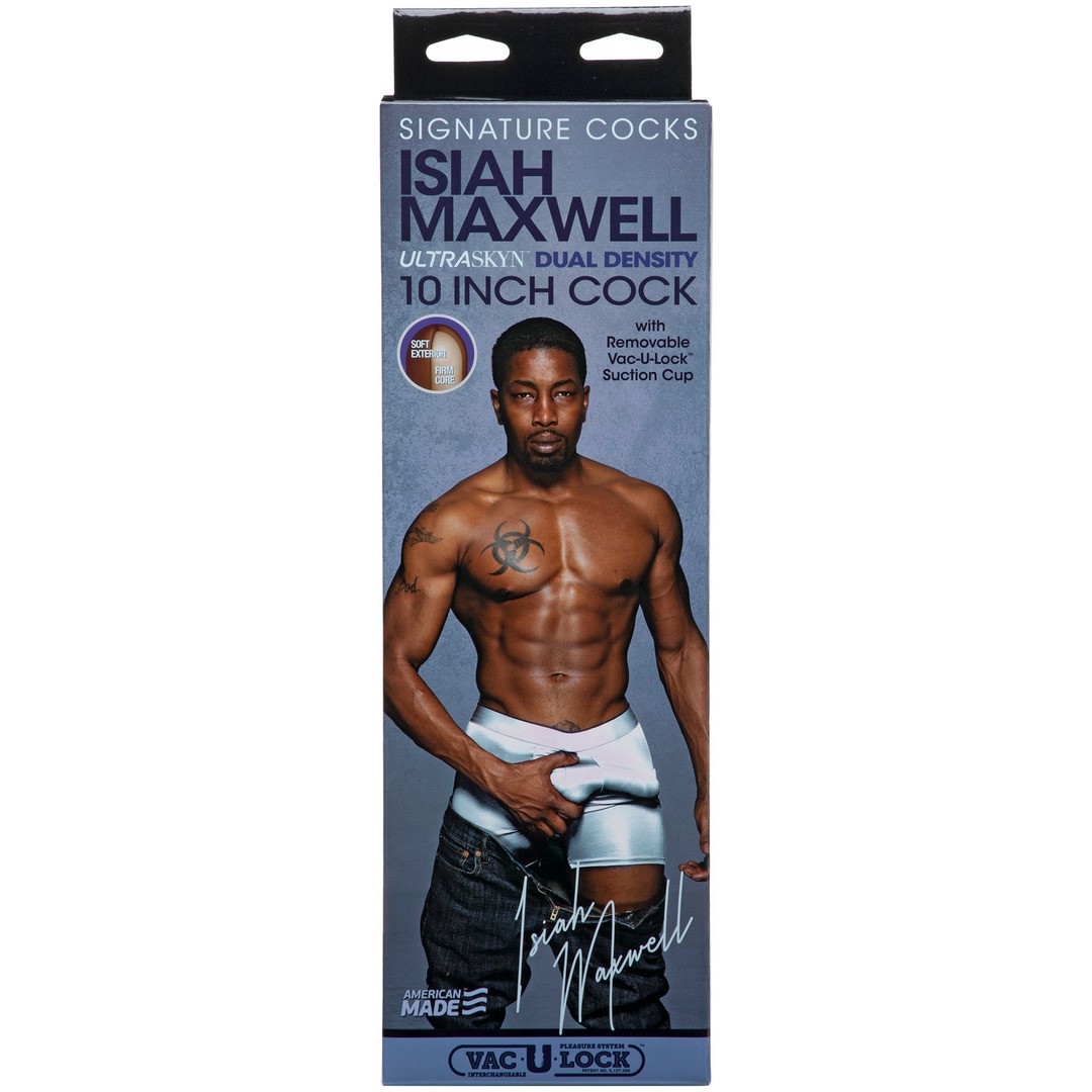 ISIAH MAXWELL - REALISTIC ULTRASKYN DILDO - 10 / 25 CM