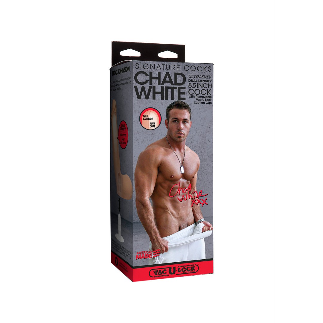 CHAD WHITE - REALISTIC ULTRASKYN DILDO - 8 / 20 CM