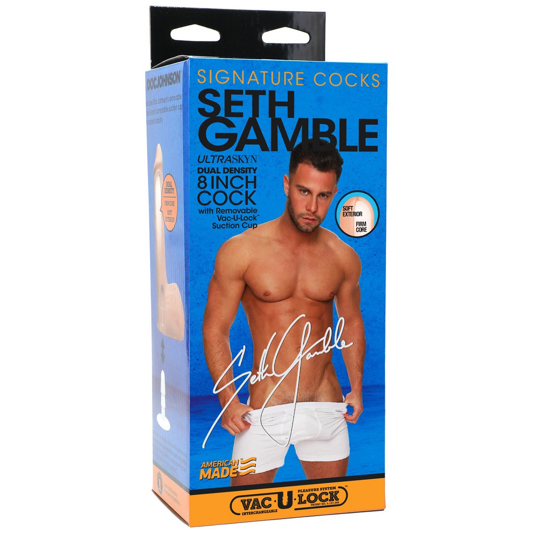 SETH GAMBLE - REALISTIC ULTRASKYN DILDO - 8 / 20 CM